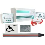 Hoyles Aidalarm Mains Powered - A600LKITMD Disabled Toilet Alarm Kit with Panic Strip