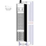 Avalon AN-16WPDUC13-C19-32A 16 Way Vertical PDU with 12 x C13 unlockable+4 x C19 unlockable sockets,  1 x 32A circuit breaker (Schneider) 3 meter cable with IEC60309 Industrial plug (32A) (Vertical Mount)