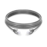 Avalon ANC6ASPGY-1MT CAT6A 10G STP 26 AWG PVC Ethernet Network Patch Cord-GREY-2MTR
