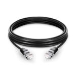 Avalon ANC6AUPBK-1MT CAT6A 10G UTP 26 AWG PVC Ethernet Network Patch Cord-BLACK-1MTR
