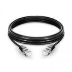Avalon ANC6AUPBK-5MT CAT6A 10G UTP 26 AWG PVC Ethernet Network Patch Cord-BLACK-5 MTR