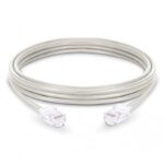 Avalon ANC6AUPGY-3MT CAT6A 10G UTP 26 AWG PVC Ethernet Network Patch Cord-Grey-3 MTR