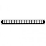 Avalon ANC6AUPP-24-BL CAT6A 24 UNSHIELDED PORT BLANK PATCH PANEL