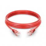 Avalon ANC6AUPRD-5MT CAT6A 10G UTP 26 AWG PVC Ethernet Network Patch Cord-RED-5MTR