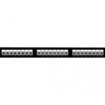 Avalon ANC6SPP-24 CAT6 SHIELDED 24 PORT PATCH PANEL