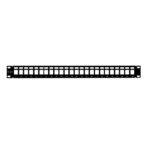 Avalon ANC6UPP-24-BL CAT6 24 PORT UNSHIELDED BLANK PATCH PANEL