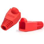 Avalon ANCBRD Plug Covers RJ45 CAT6 Boots (RED)