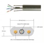 Avalon ANEC6ASTP-200MT 1 x Cat6a STP Industrial Flexible Elevator Cable
