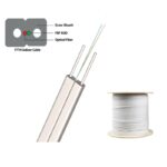 Avalon ANFTTH-SM-02C-IN-LSZH 02 Core Single-Mode FTTH Flat Indoor Fiber Optic Drop Cable-G.657A1-LSZH Sheath