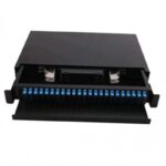 Avalon ANPP-24-1U-LC 24 Port Modular Fiber Patch Panel with splice tray for SC Singlemode or Multimode Adaptors,  19" Rack Mount (Unloaded)-Supports SC Duplex Adapters