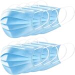Blue 3PLY FACE MASK with Elastic Ear Loop ,  50 PCS PACKET