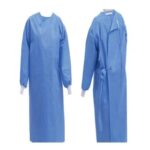 BroMed Disposable Surgical Gown Blue,  Sterile