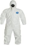 Dupont Tyvek 100 Disposable Hooded Coverall,  1 piece (100pcs/ Carton)