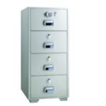 Eagle Safes FR Filing Cabinet (SF680-4EKX) - 4 Drawers - D/L + K/L on Top Drawer