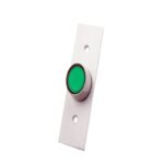 Elock EL-EB2 Exit Button, Illuminated, Aluminum, Narrow Style