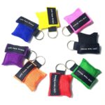 CPR Resuscitator Keychain Mask