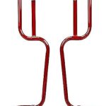Double Metal Fire Extinguisher Stand Red