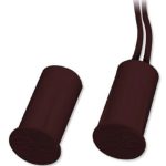 Elock EL-840PB 3/4" Steel Door Contact (large, Brown)