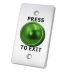 Elock EL-A850M4G Dome Mushroom, Metal Switch-Green