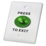 Elock EL-A870M4G Dome Mushroom Metal Switch-Green