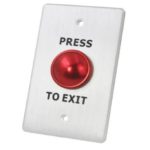 Elock EL-A870M4R Dome Mushroom Metal Switch-Red