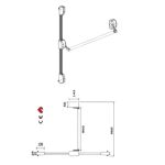 Elock EL CMP506 Push Bar Exit Device 2 Point Lock 1