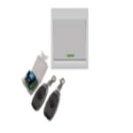 Elock EL-RCWPB Remote Control Receiver Relay Board c/w 2 x Remote Transmitter Set, Wireless Push to Exit Button