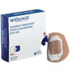Wolaid Safedress Transparant Sterile Film Dressing With Pad 10x25
