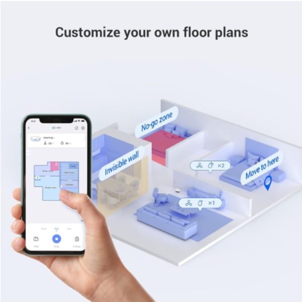 EZVIZ RE5 Plus Robot Vacuum & Mop Combo - Image 3