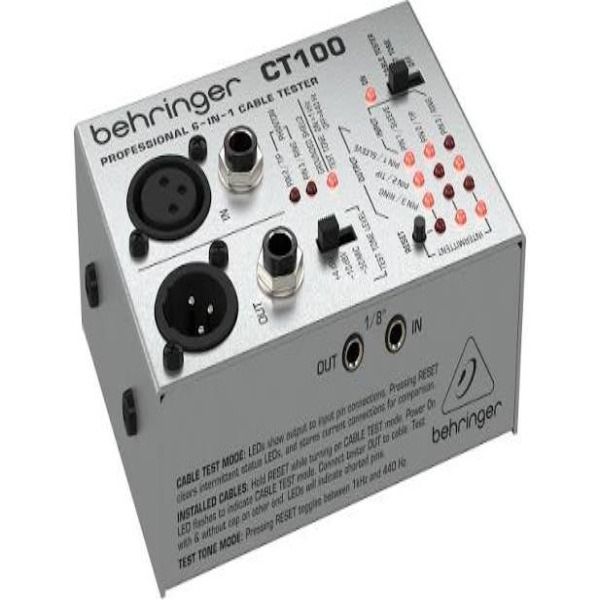 Behringer CT100 Microprocessor-Controlled 6-in-1 Cable Tester