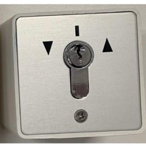 Consort CKS07 12V Stainless Steel Key Switch for Emergency Door Release & Access Control Systems