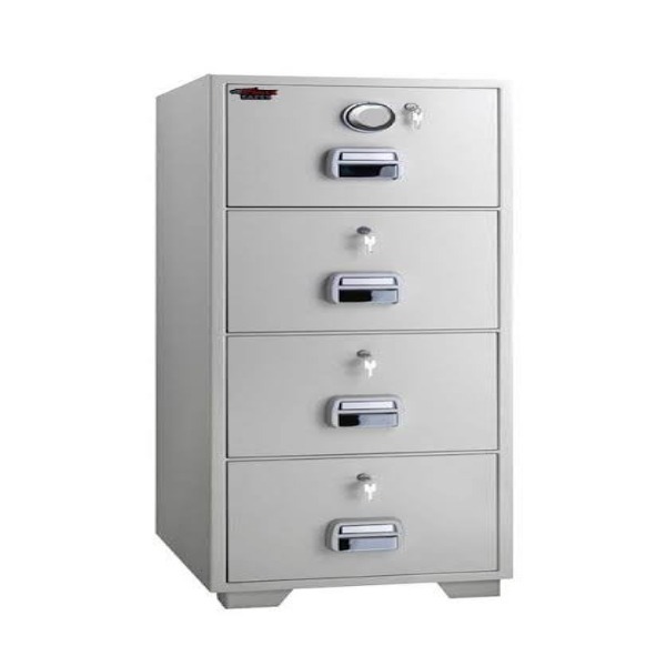 EAGLE SAFES SF 680-4DKK (Dial + Key Lock) Fire-Resistant Filing Cabinet
