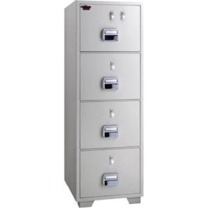 EAGLE SAFES SF 680-4TKK (2 Key Lock + All Drawer) Fire-Resistant Filing Cabinet