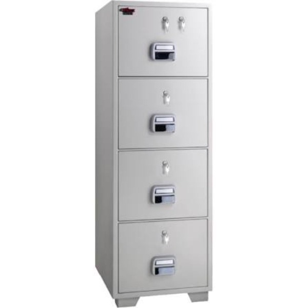 EAGLE SAFES SF 680-4TKK (2 Key Lock + All Drawer) Fire-Resistant Filing Cabinet