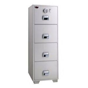 Eagle Safes SF 680-4EKX 4-Drawer Fire Resistant Filing Cabinet (Digital + Key Lock)