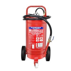 NAFFCO ABC Dry Powder Portable Fire Extinguishers Trolley