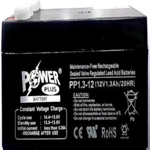 POWER PLUS PP1.3-12 (12V1.3Ah) Series AGM VRLA Battery