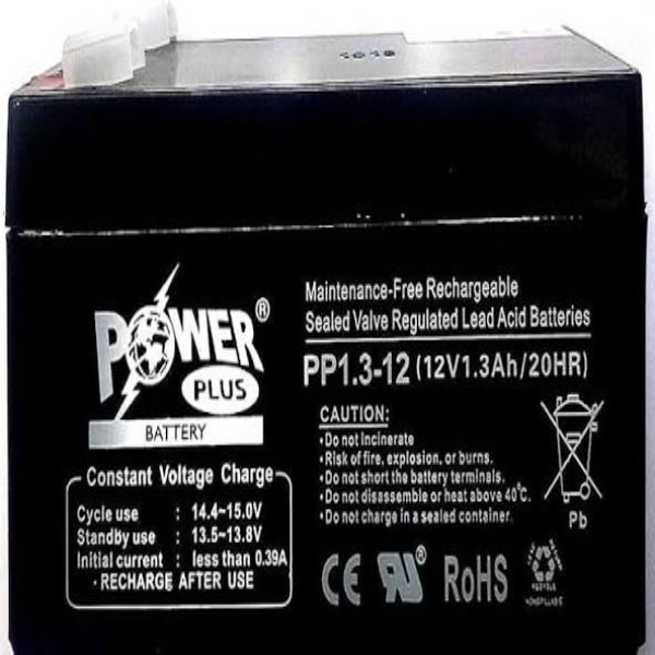 POWER PLUS PP1.3-12 (12V1.3Ah) Series AGM VRLA Battery