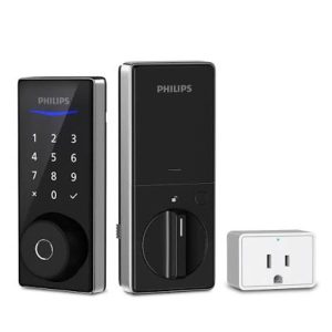 Philips Bluetooth Fingerprint Touchscreen Smart Deadbolt (DDL240X-1HB)