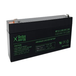 Redox Energy NP12-2.3AH 12V 2.3Ah Valve Regulated Lead Acid (VRLA) Battery