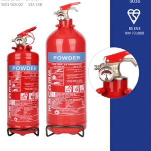 SECURE (SE01-01-00 / SE01-02A-00) Portable Fire Extinguishers (1KG & 2KG DCP Extinguisher)