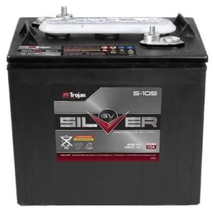 Trojan Silver Line S-105 Deep-Cycle Flooded Lead-Acid Battery (6V 215Ah)