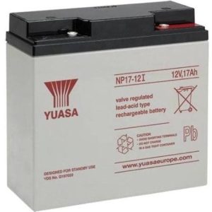 Yuasa NP Series 12V 17Ah Industrial VRLA Rechargeable SLA Battery (Model: NP17-12I)