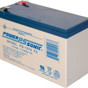 Power-Sonic PS Series 12V 7.0Ah General Purpose Sealed Lead Acid (SLA) Battery (Model: PS-1270)